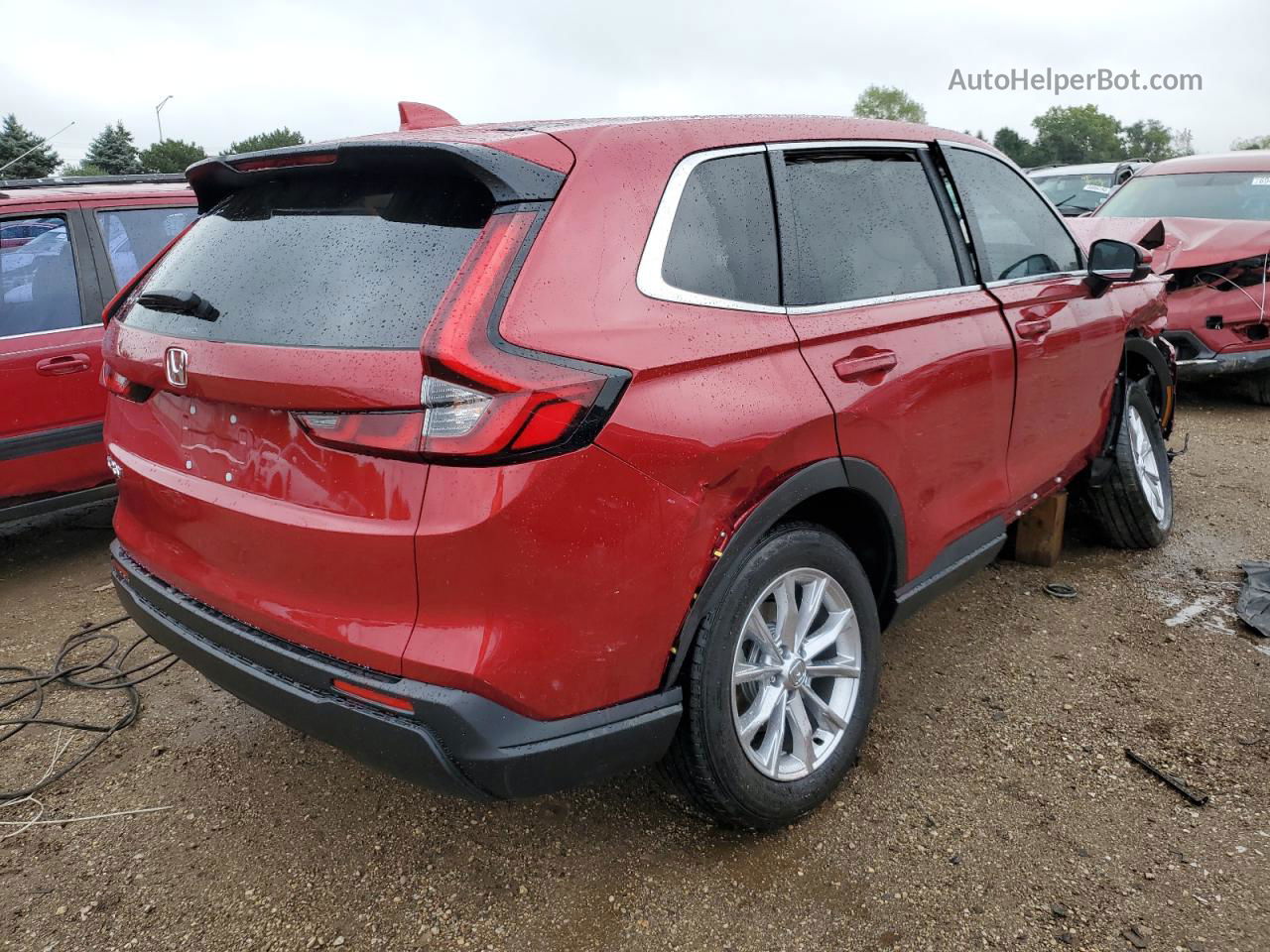 2023 Honda Cr-v Ex Red vin: 7FARS4H47PE000688