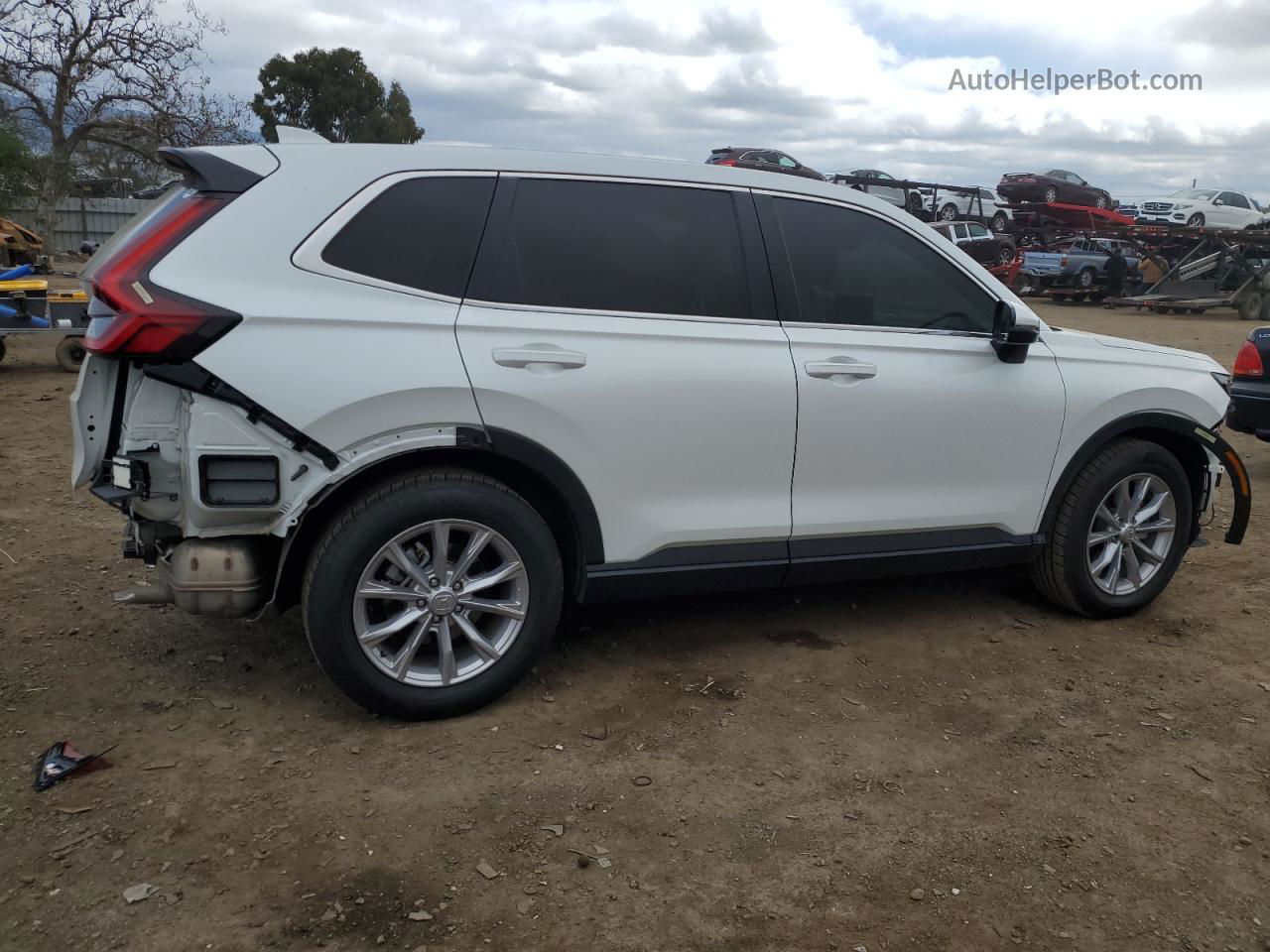 2023 Honda Cr-v Exl White vin: 7FARS4H72PE009275