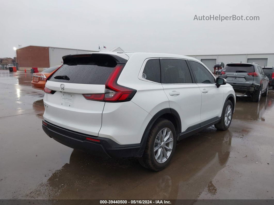 2023 Honda Cr-v Ex-l Awd White vin: 7FARS4H73PE020107