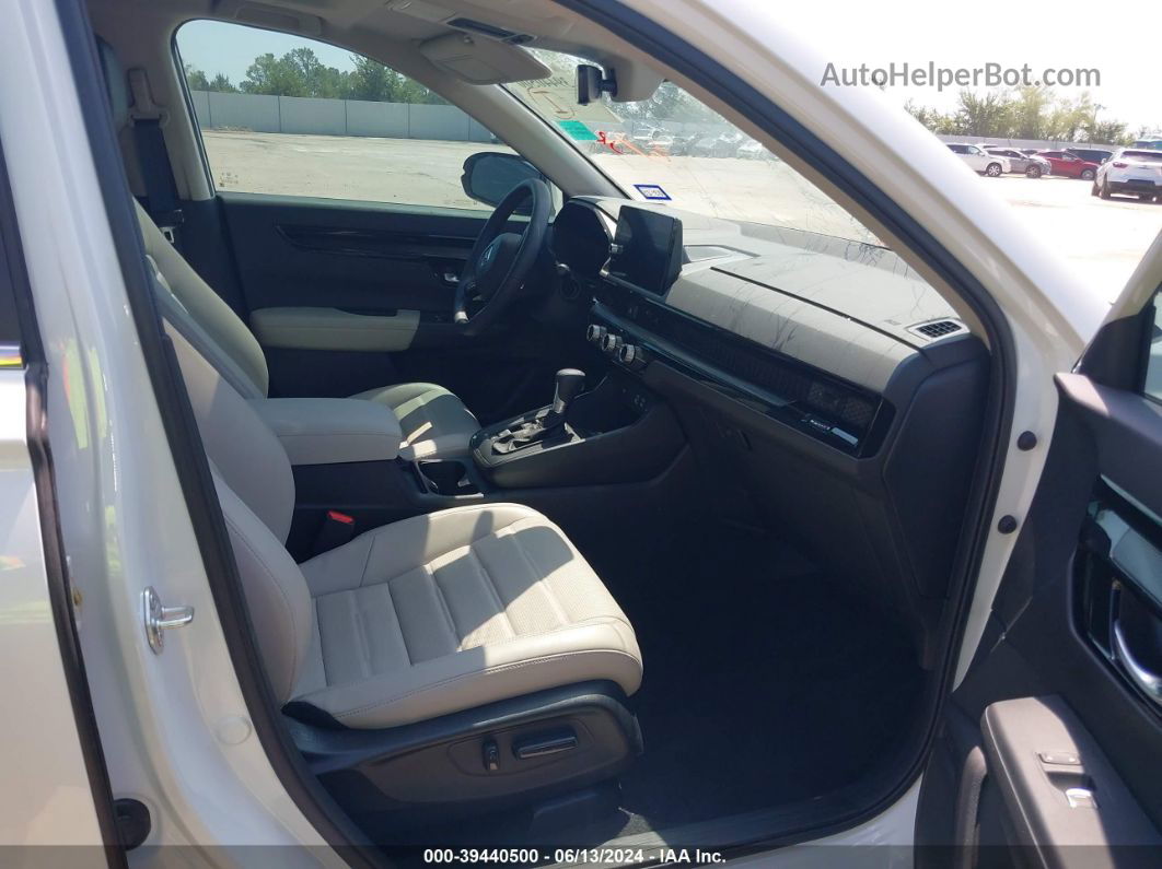 2023 Honda Cr-v Ex-l Awd White vin: 7FARS4H73PE020107