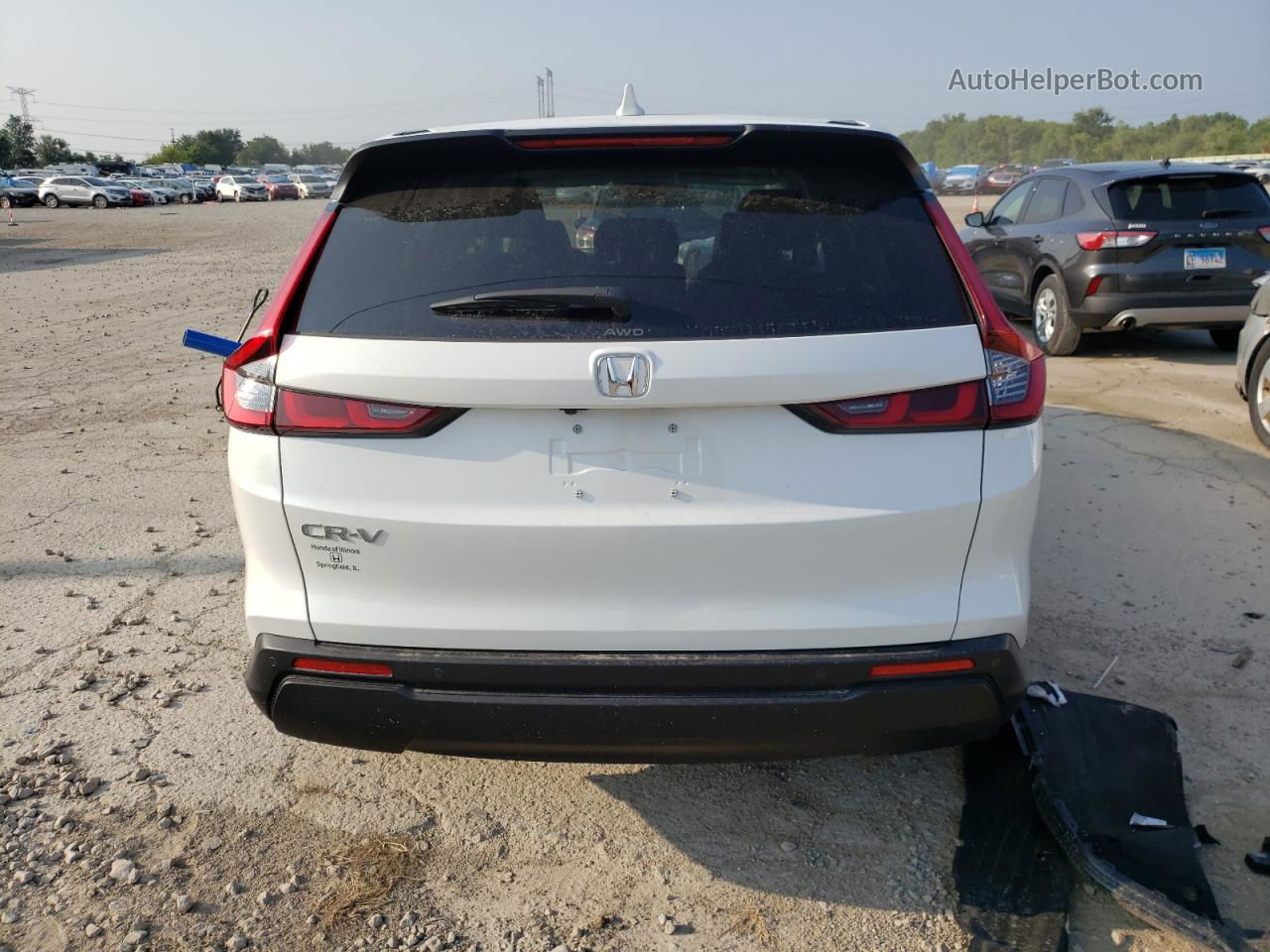 2023 Honda Cr-v Exl White vin: 7FARS4H75PE000280