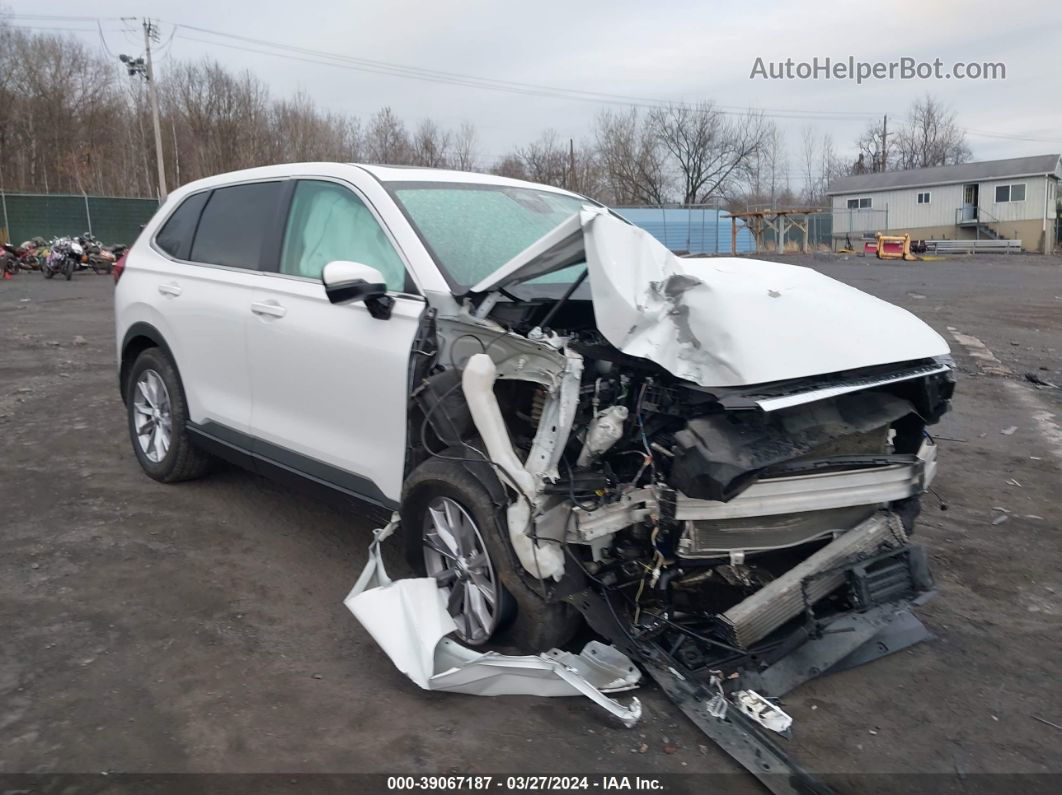 2023 Honda Cr-v Ex-l Awd White vin: 7FARS4H76PE013894