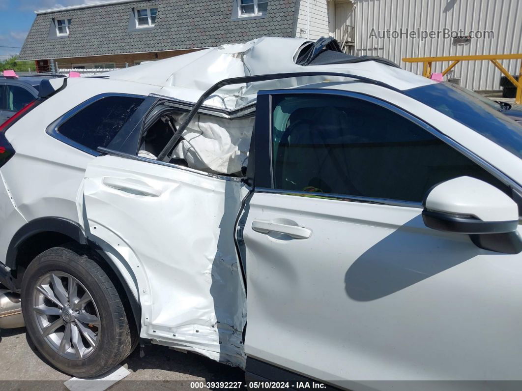 2023 Honda Cr-v Ex-l Awd White vin: 7FARS4H77PE008266