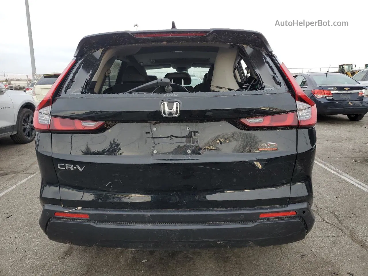 2023 Honda Cr-v Exl Черный vin: 7FARS4H77PE018148