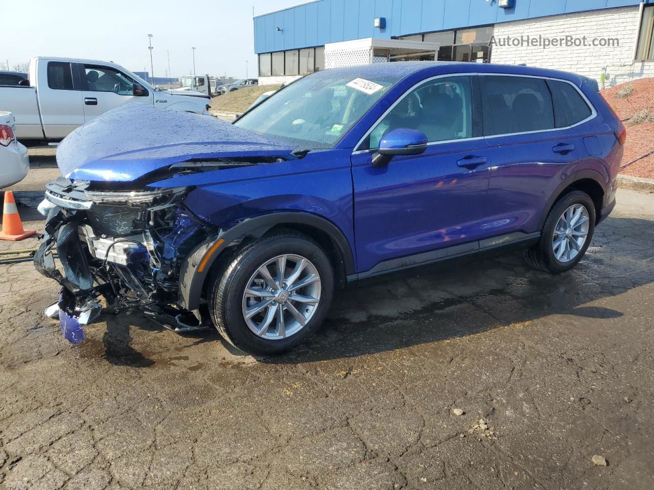 2023 Honda Cr-v Exl Blue vin: 7FARS4H79PE013226