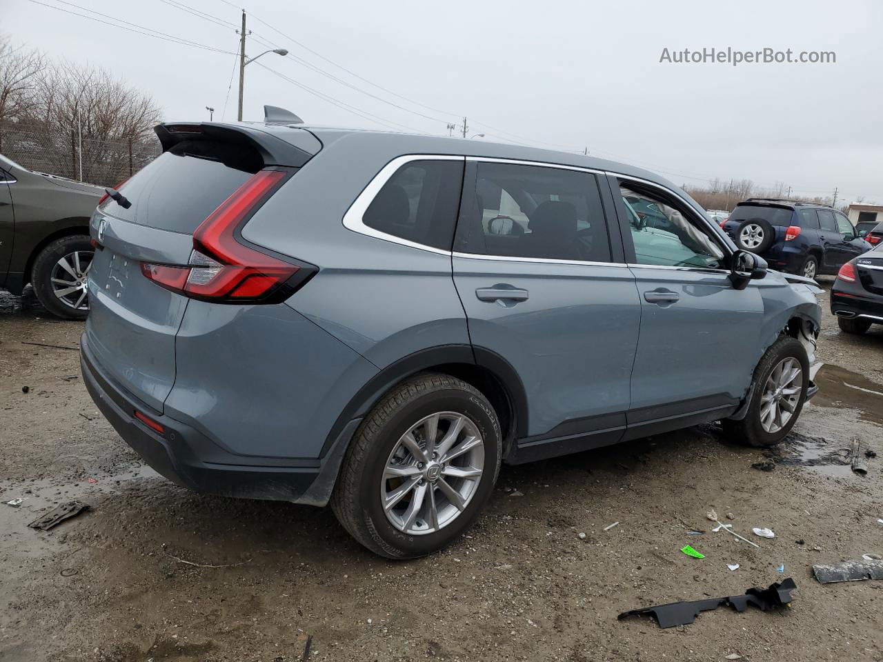 2023 Honda Cr-v Exl Silver vin: 7FARS4H79PE023576