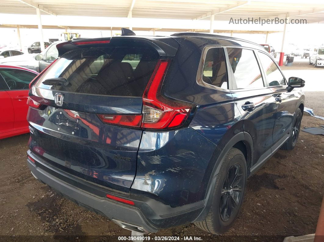 2023 Honda Cr-v Hybrid Sport Синий vin: 7FARS5H52PE005411