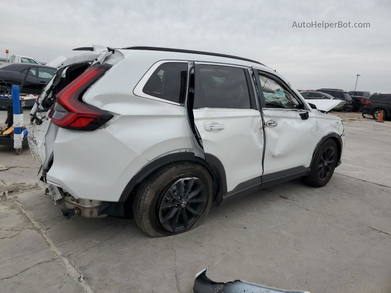 2023 Honda Cr-v Sport White vin: 7FARS5H56PE002205