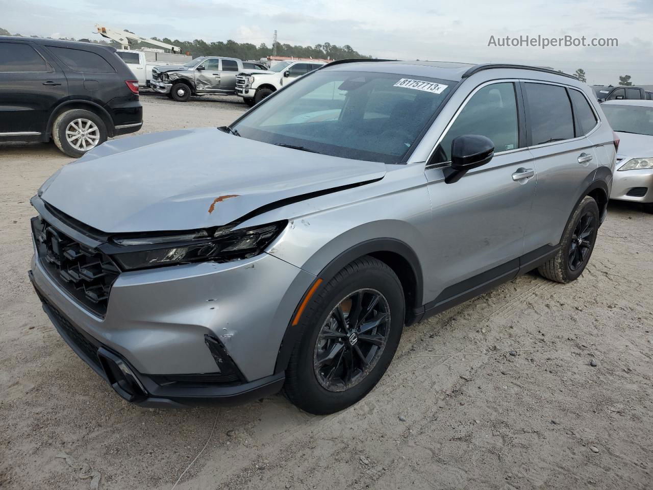 2023 Honda Cr-v Sport Silver vin: 7FARS5H57PE012547