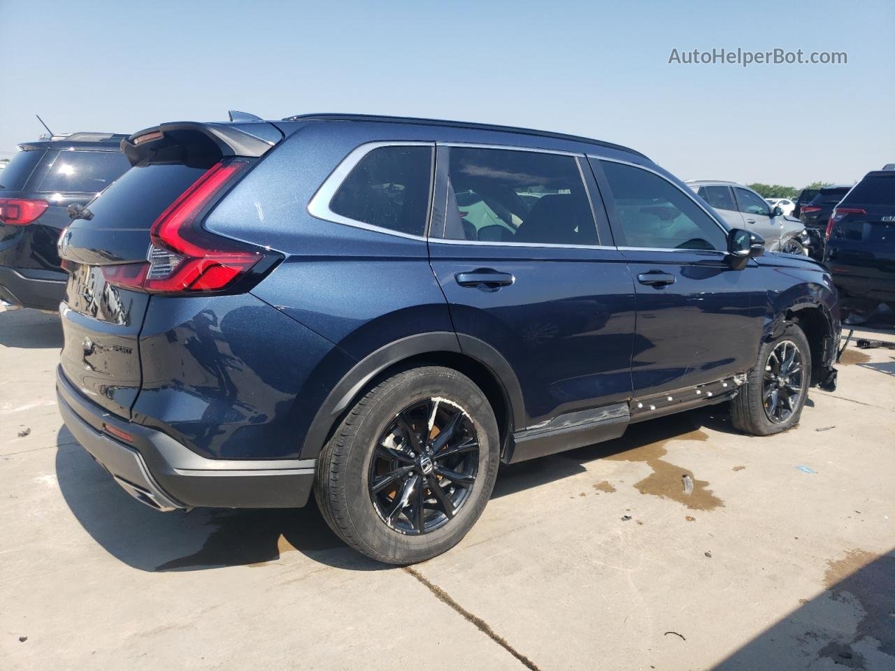 2023 Honda Cr-v Sport Синий vin: 7FARS5H5XPE002725