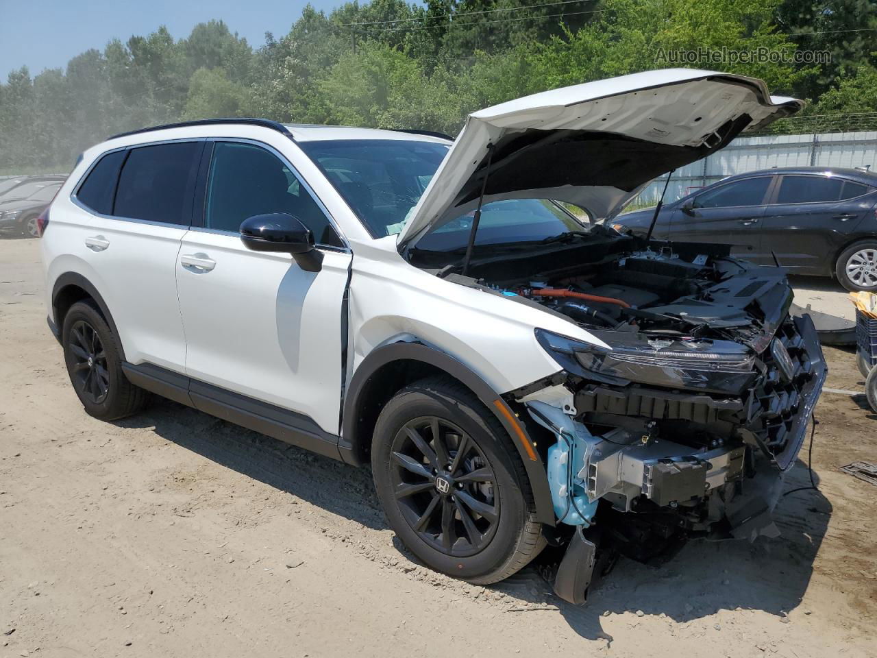 2023 Honda Cr-v Sport White vin: 7FARS6H50PE028837