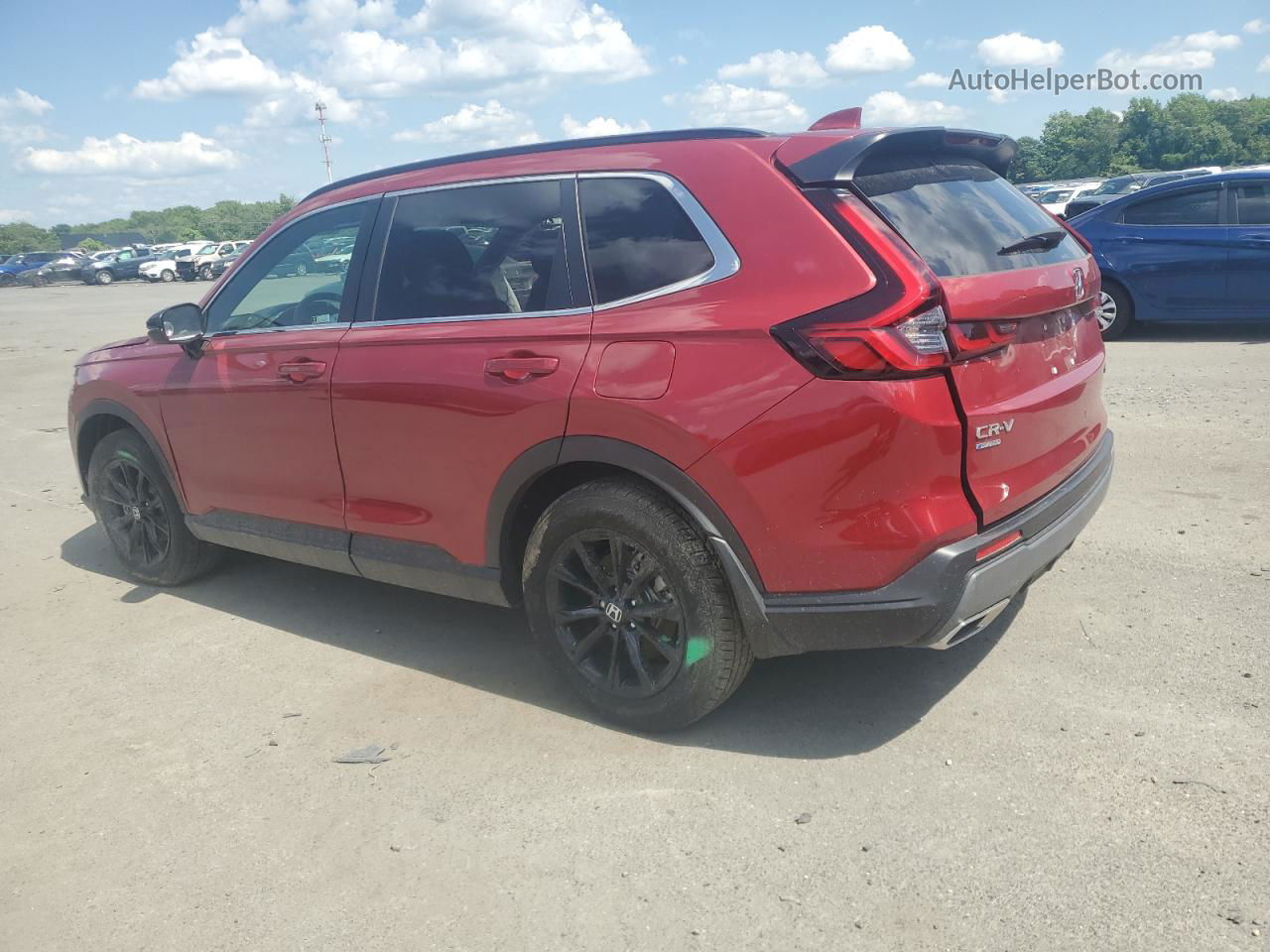 2023 Honda Cr-v Sport Burgundy vin: 7FARS6H50PE034802