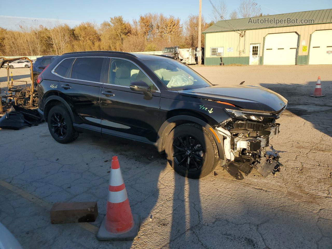 2023 Honda Cr-v Sport Черный vin: 7FARS6H54PE006677