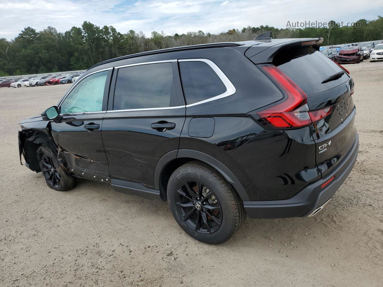 2023 Honda Cr-v Sport Черный vin: 7FARS6H54PE023186