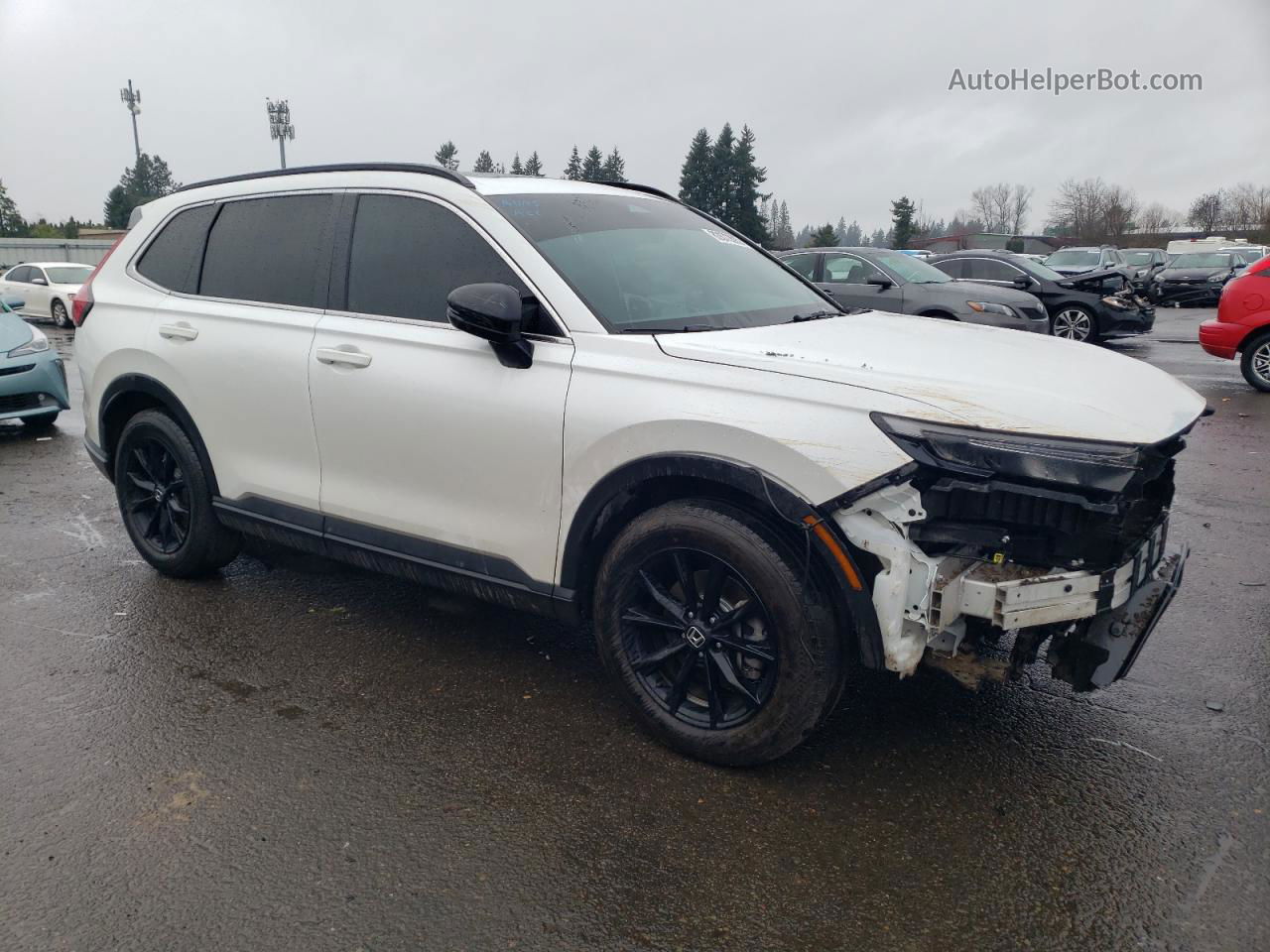 2023 Honda Cr-v Sport White vin: 7FARS6H54PE030557