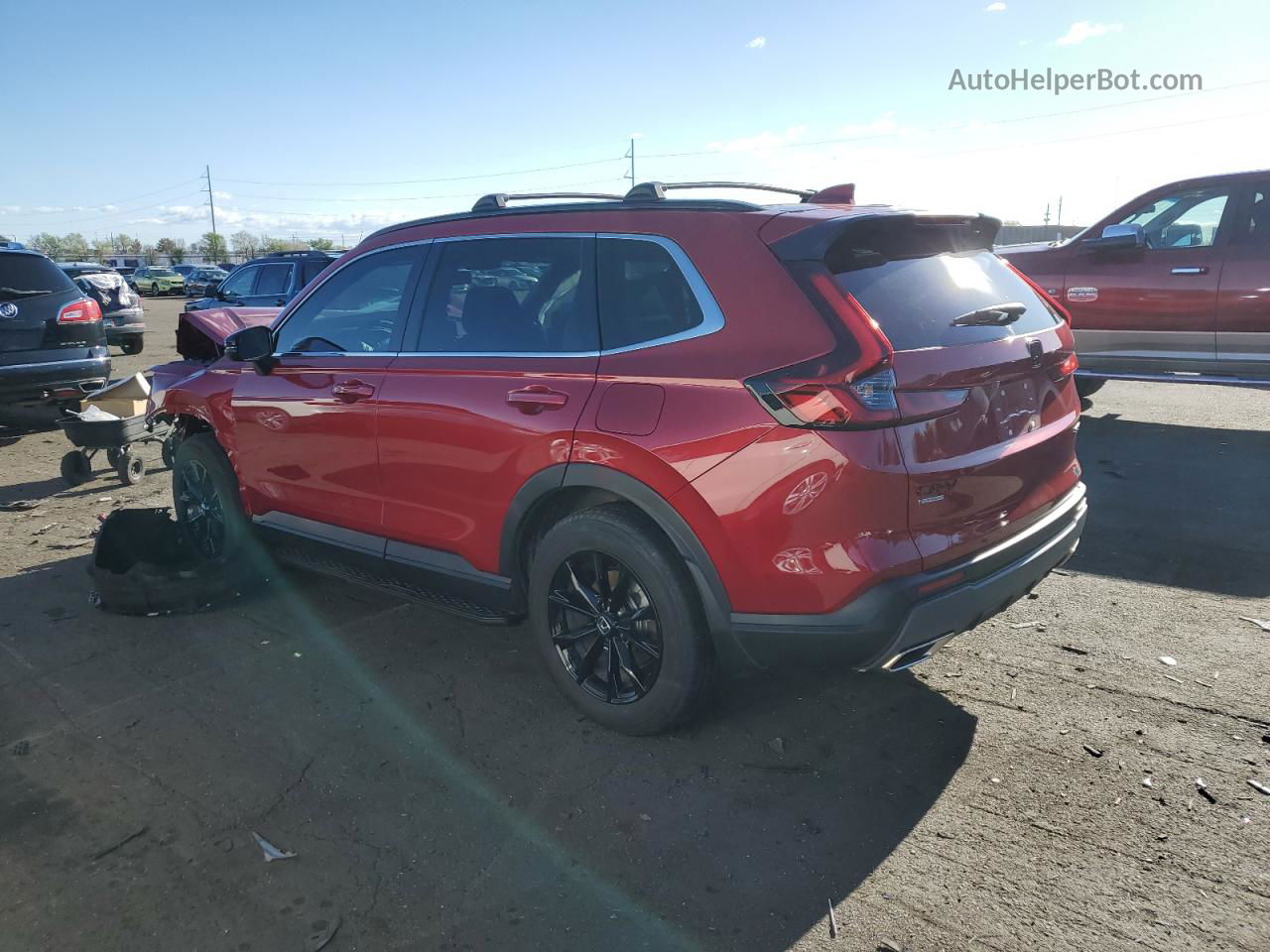 2023 Honda Cr-v Sport Red vin: 7FARS6H56PE015056