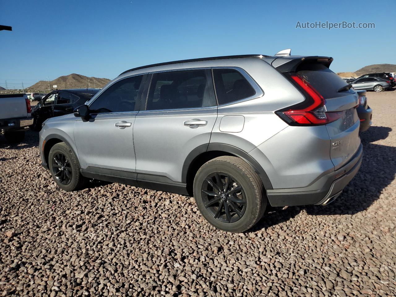 2023 Honda Cr-v Sport Silver vin: 7FARS6H5XPE014783