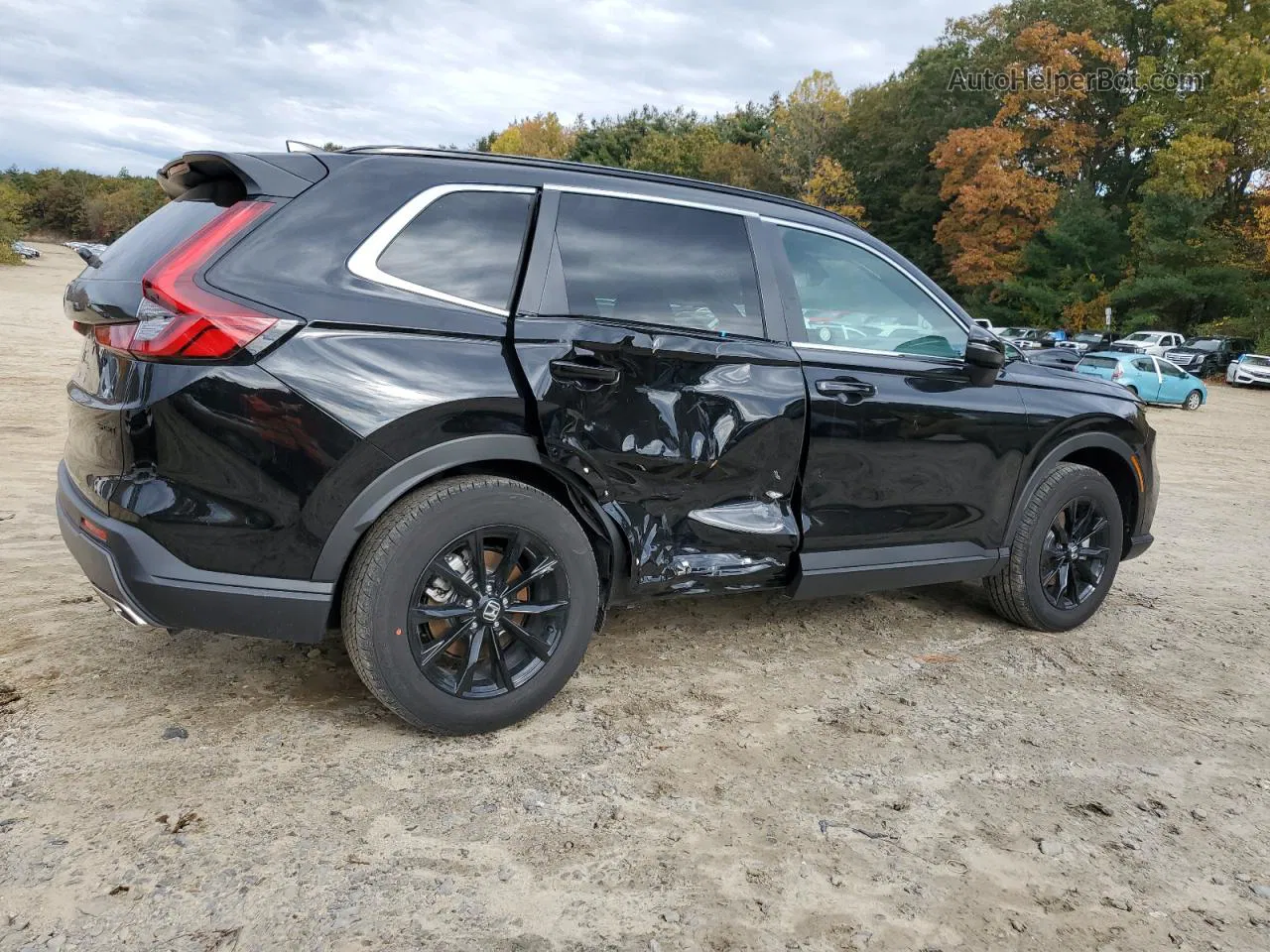 2023 Honda Cr-v Sport Black vin: 7FARS6H5XPE029378