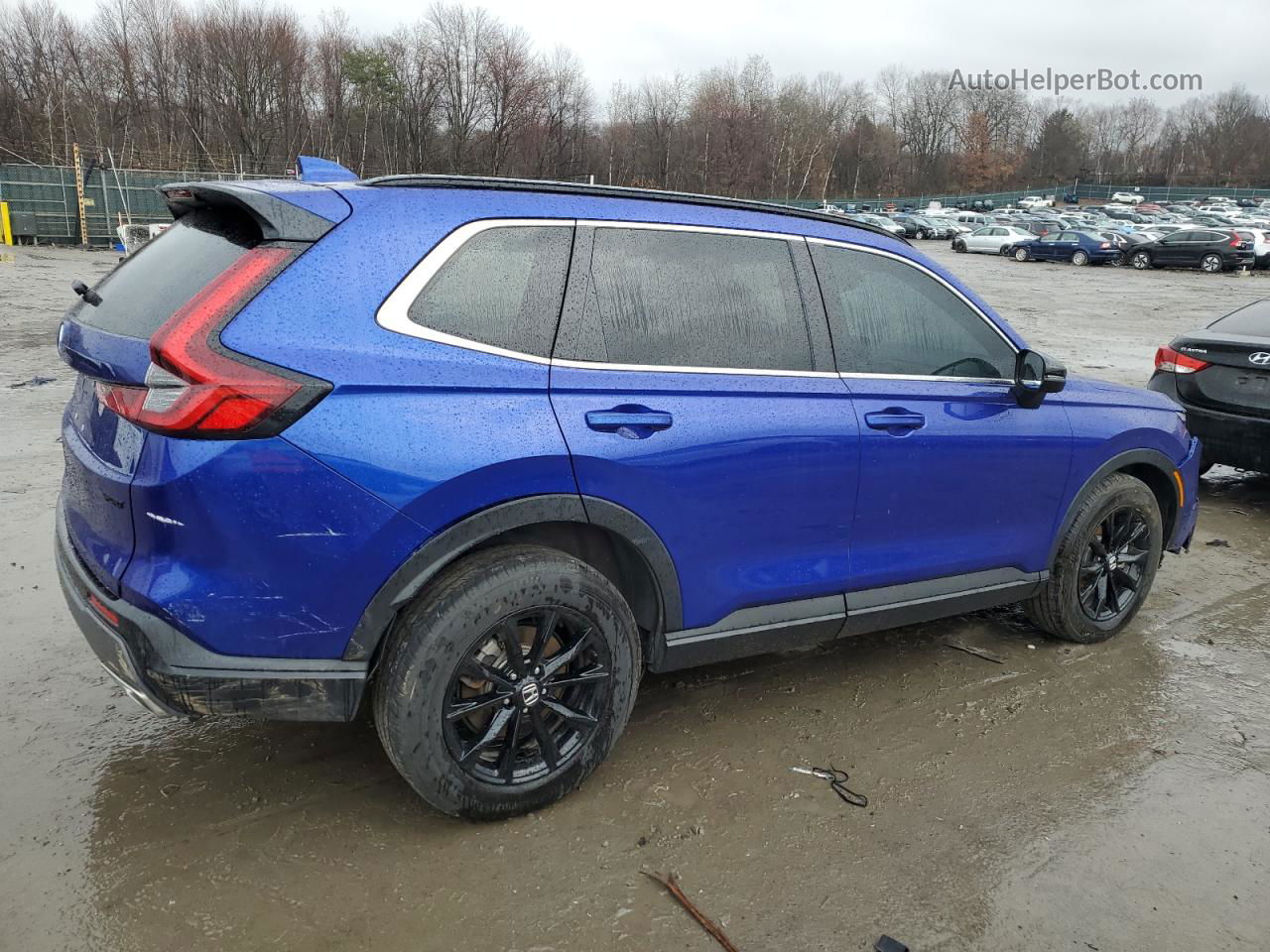 2023 Honda Cr-v Sport Blue vin: 7FARS6H5XPE030353