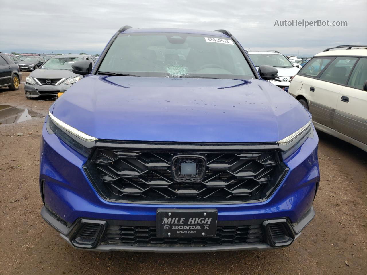 2023 Honda Cr-v Sport Blue vin: 7FARS6H5XPE032054