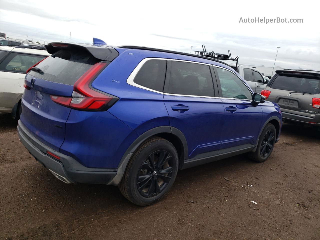 2023 Honda Cr-v Sport Синий vin: 7FARS6H5XPE032054