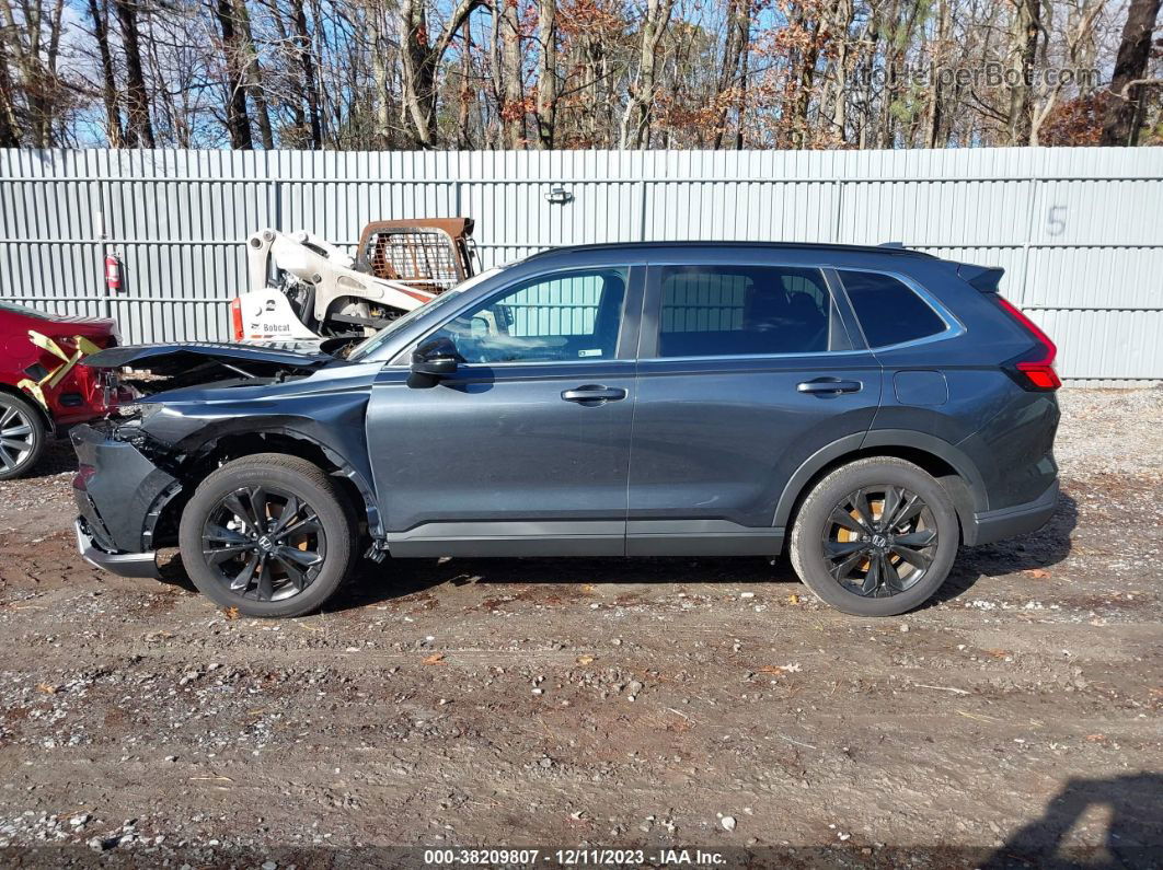 2023 Honda Cr-v Hybrid Sport Touring Blue vin: 7FARS6H93PE020637