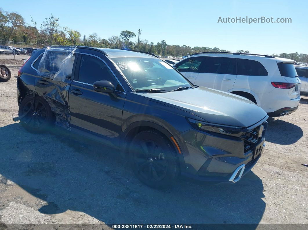 2023 Honda Cr-v Hybrid Sport Touring Blue vin: 7FARS6H97PE001413