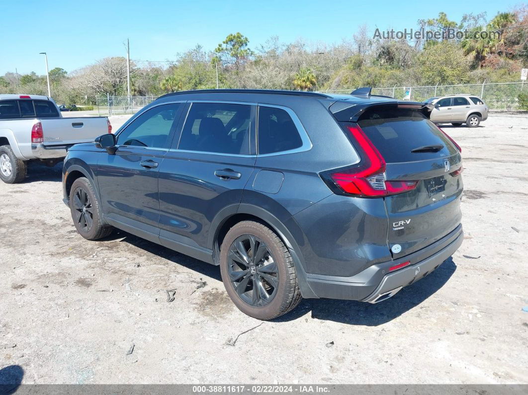 2023 Honda Cr-v Hybrid Sport Touring Blue vin: 7FARS6H97PE001413