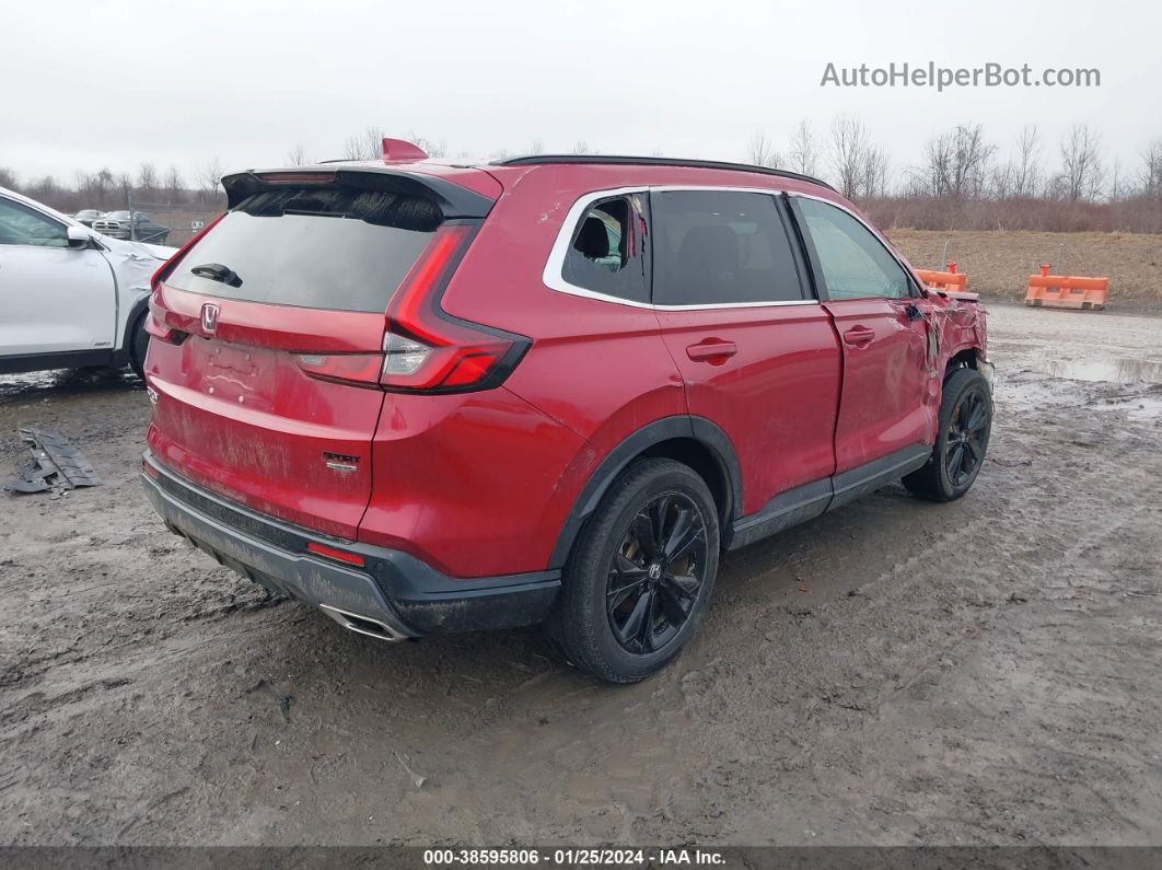 2023 Honda Cr-v Hybrid Sport Touring Red vin: 7FARS6H99PE000599