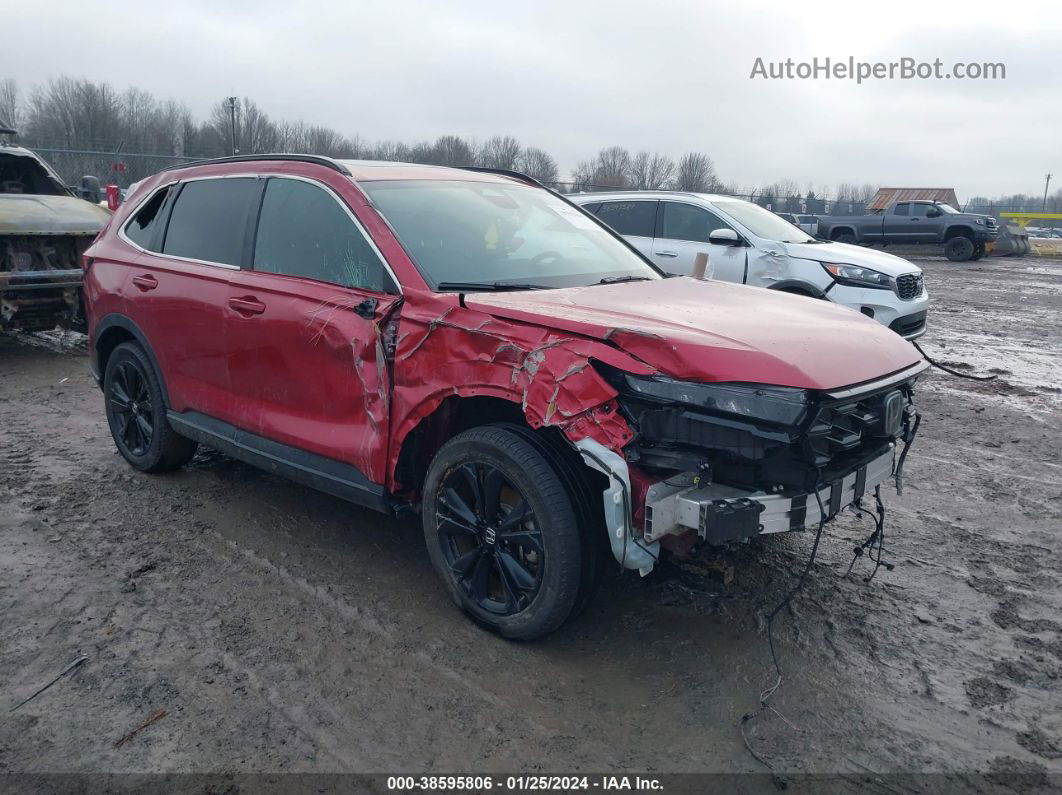 2023 Honda Cr-v Hybrid Sport Touring Red vin: 7FARS6H99PE000599