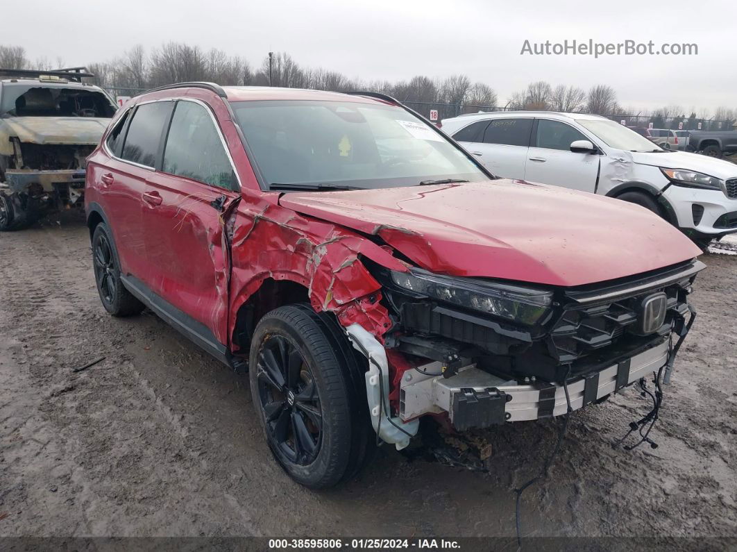 2023 Honda Cr-v Hybrid Sport Touring Red vin: 7FARS6H99PE000599