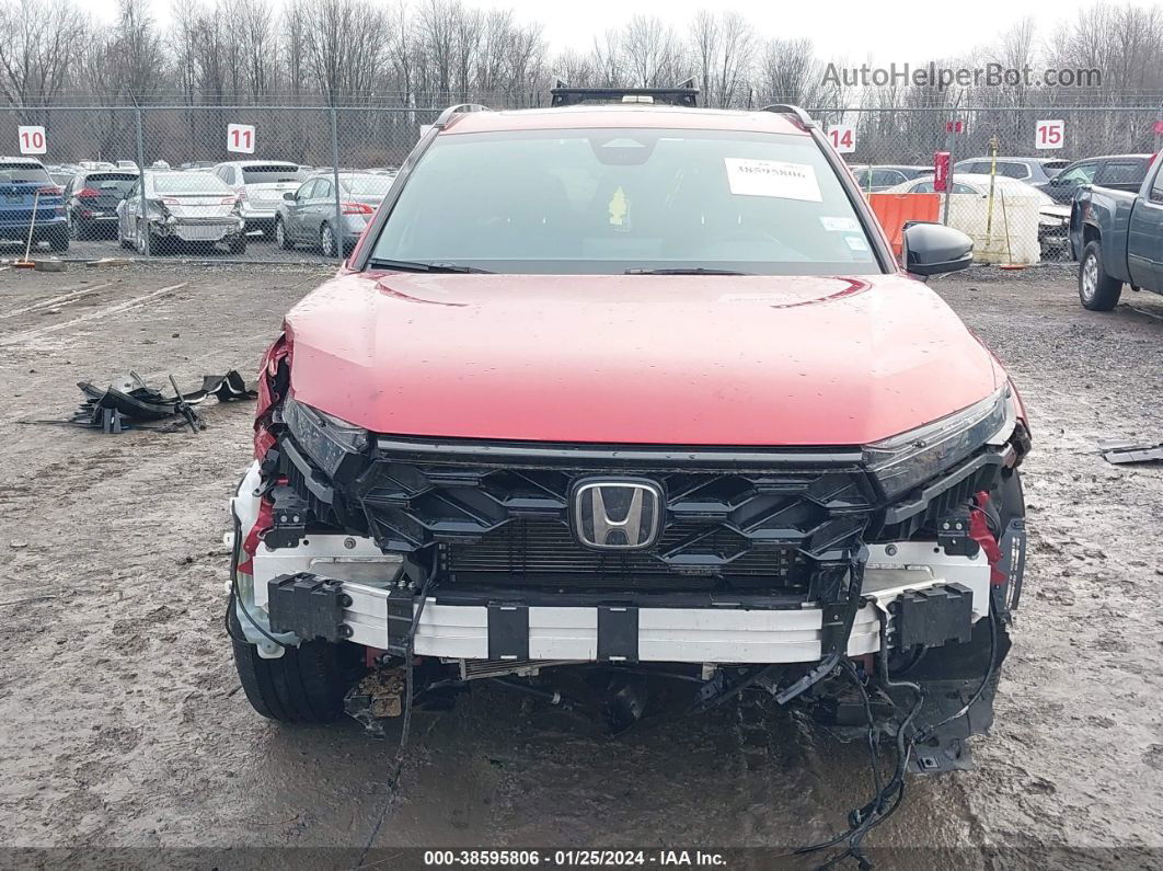 2023 Honda Cr-v Hybrid Sport Touring Red vin: 7FARS6H99PE000599