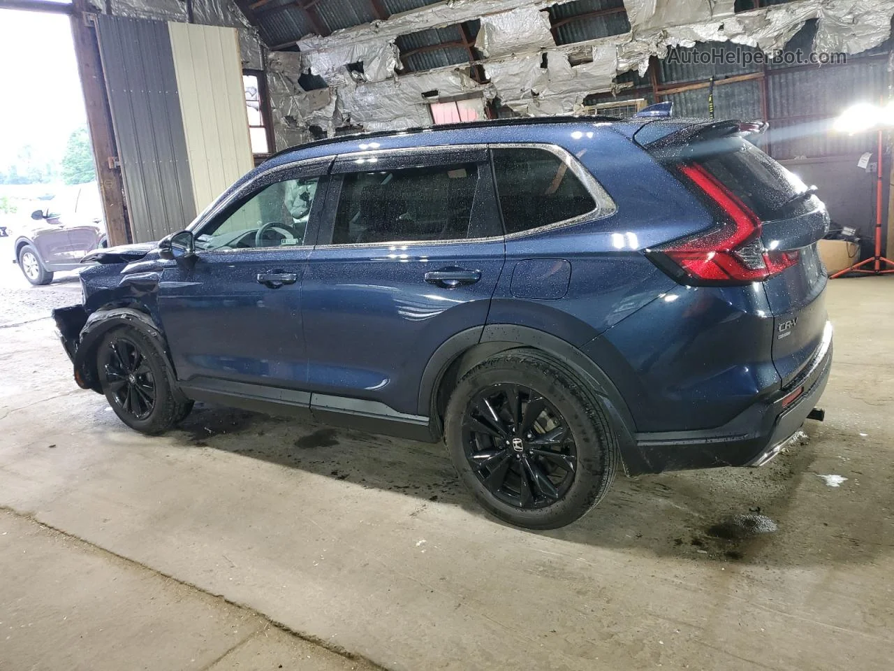 2023 Honda Cr-v Sport Touring Blue vin: 7FARS6H99PE026524