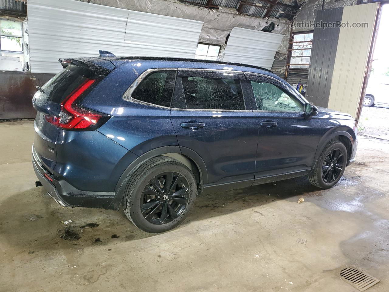 2023 Honda Cr-v Sport Touring Blue vin: 7FARS6H99PE026524