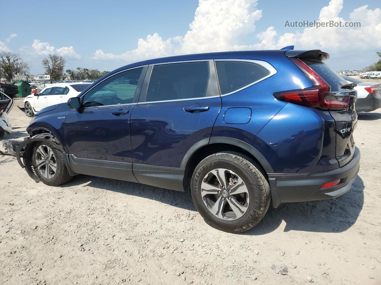 2020 Honda Cr-v Lx Blue vin: 7FART6H20LE008195