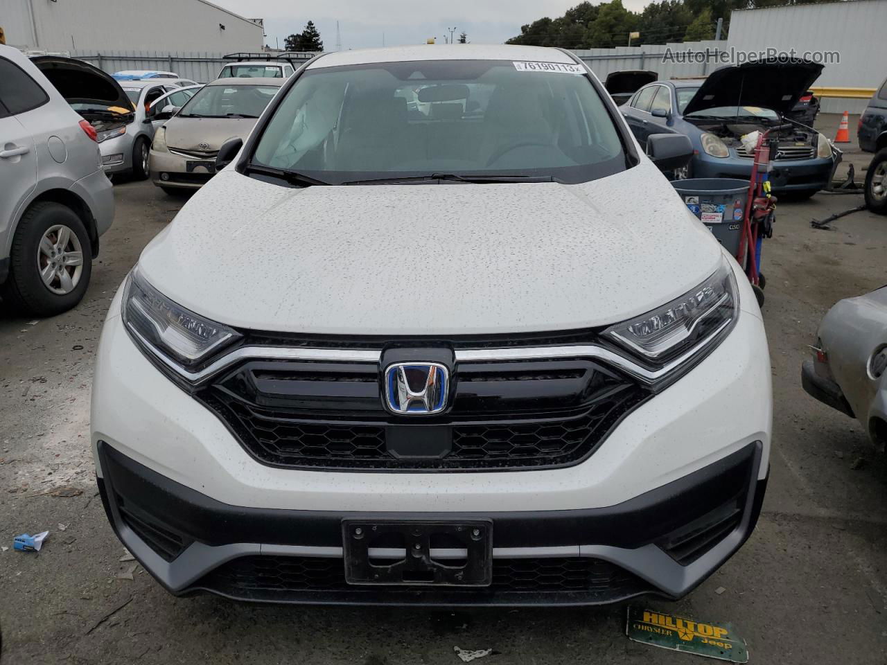 2020 Honda Cr-v Lx White vin: 7FART6H24LE016316