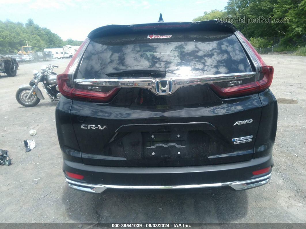 2020 Honda Cr-v Hybrid Touring Black vin: 7FART6H97LE020826