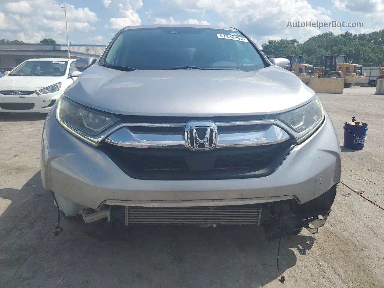 2018 Honda Cr-v Ex Silver vin: 7FARW1H50JE029033