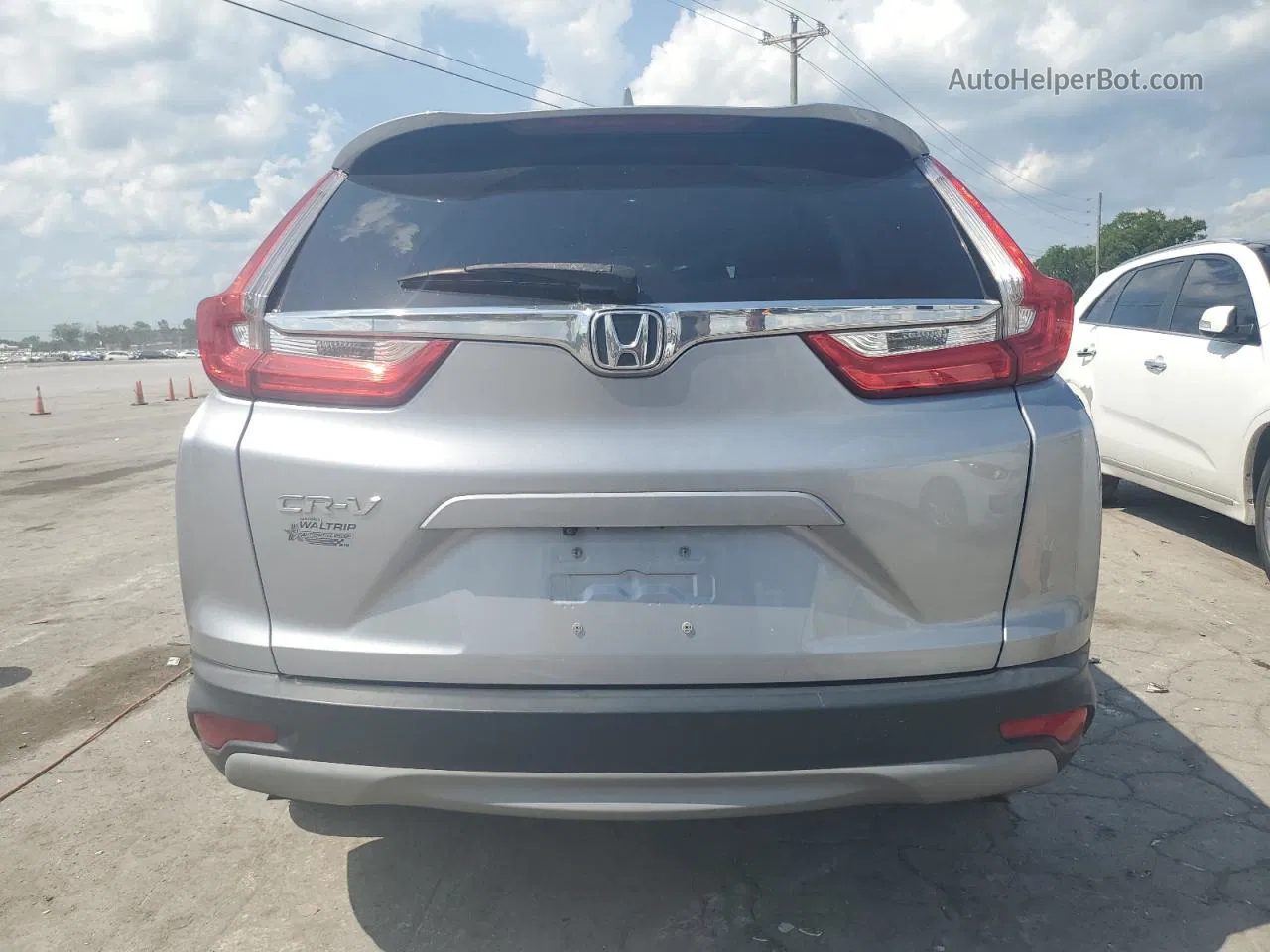 2018 Honda Cr-v Ex Silver vin: 7FARW1H50JE029033