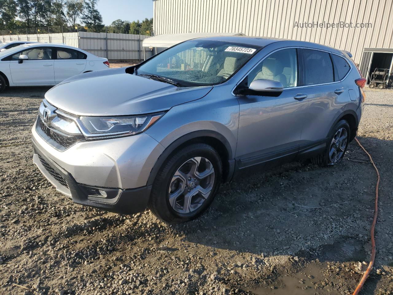 2019 Honda Cr-v Ex Silver vin: 7FARW1H50KE011522