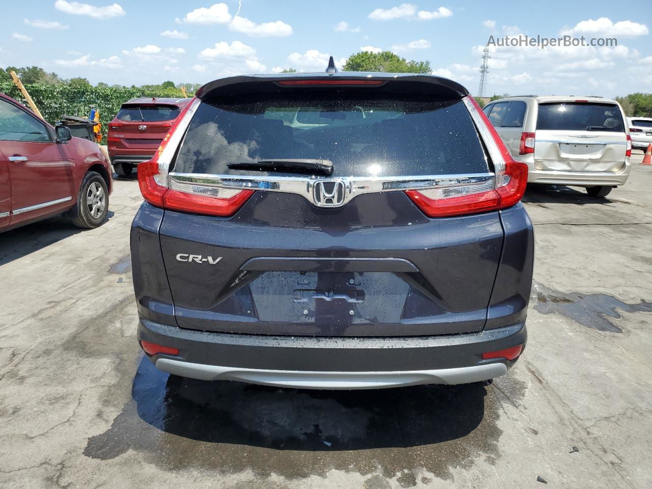 2018 Honda Cr-v Ex Charcoal vin: 7FARW1H51JE015979