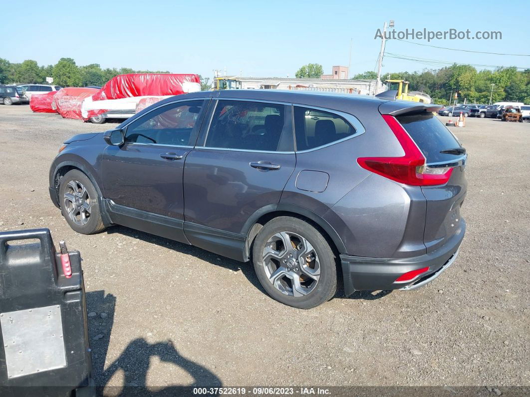 2018 Honda Cr-v Ex Gray vin: 7FARW1H51JE035634