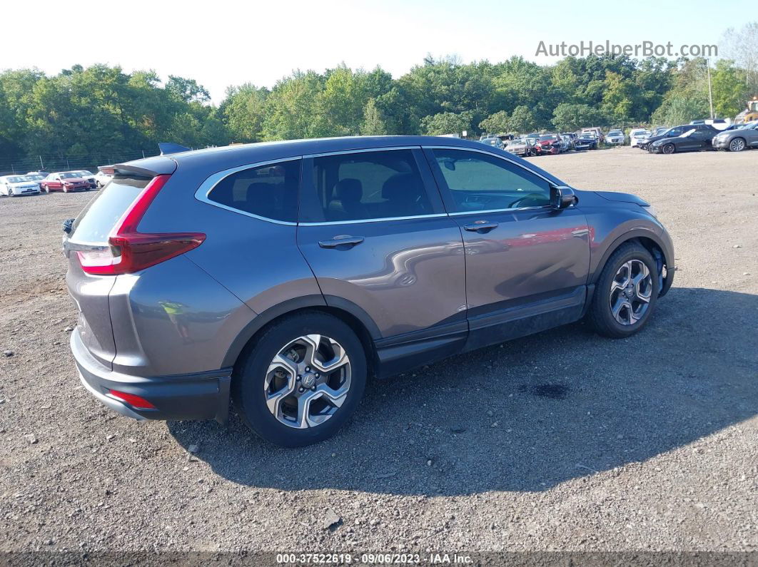 2018 Honda Cr-v Ex Gray vin: 7FARW1H51JE035634