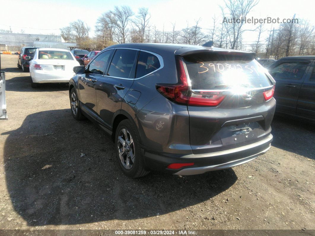 2018 Honda Cr-v Ex Gray vin: 7FARW1H51JE035634