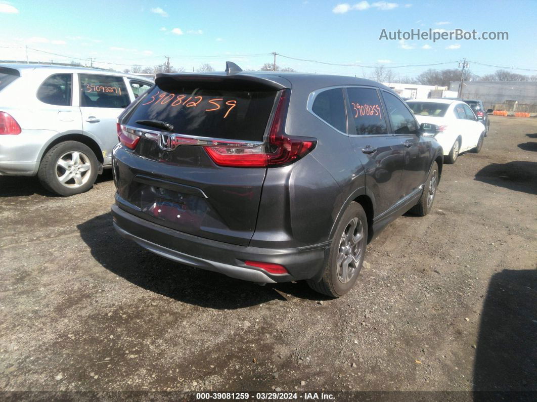 2018 Honda Cr-v Ex Gray vin: 7FARW1H51JE035634