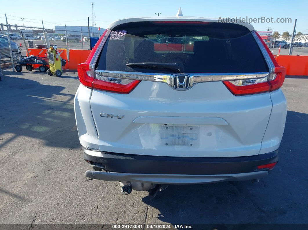 2019 Honda Cr-v Ex White vin: 7FARW1H51KE025252