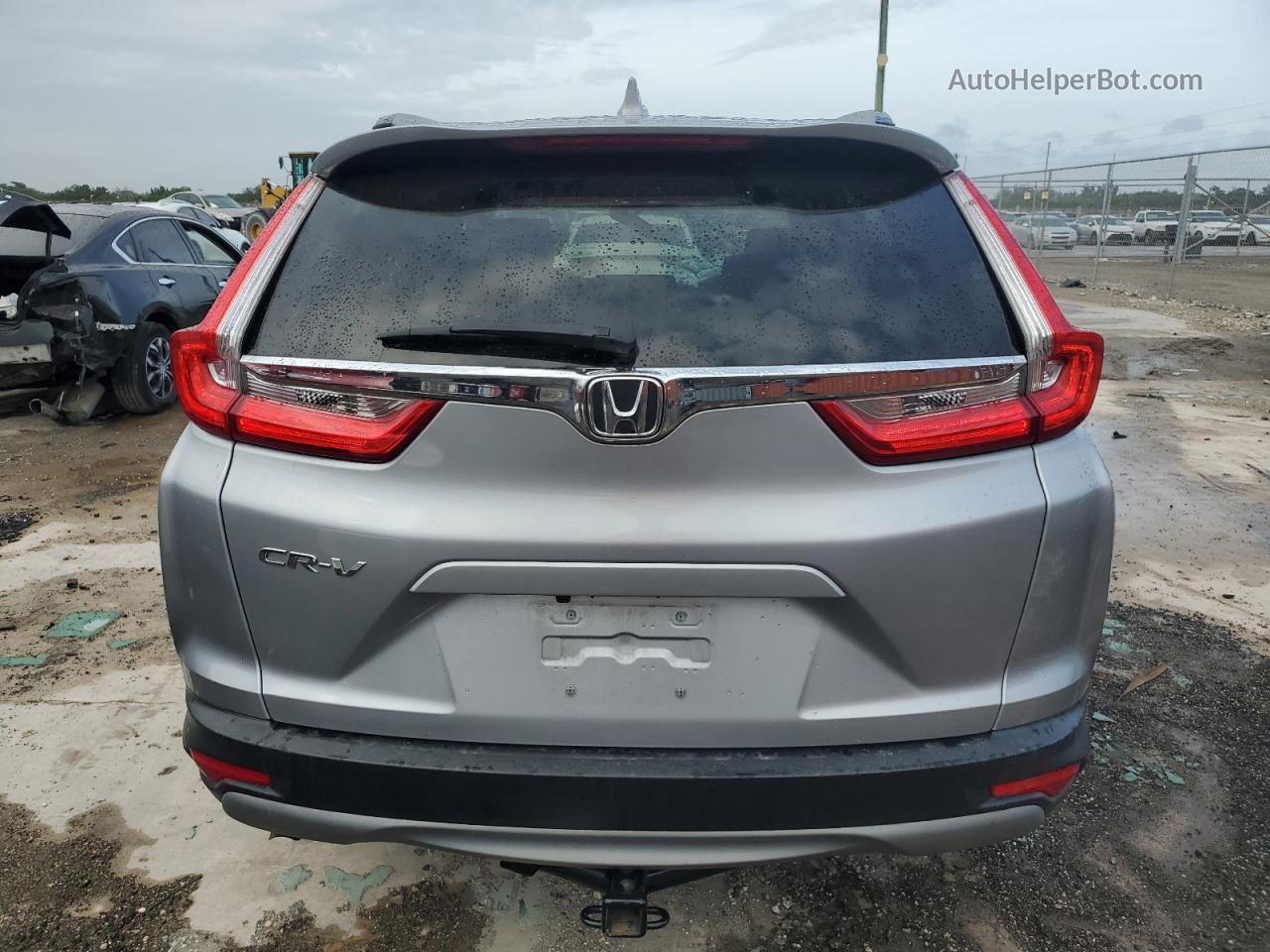 2019 Honda Cr-v Ex Silver vin: 7FARW1H51KE037661