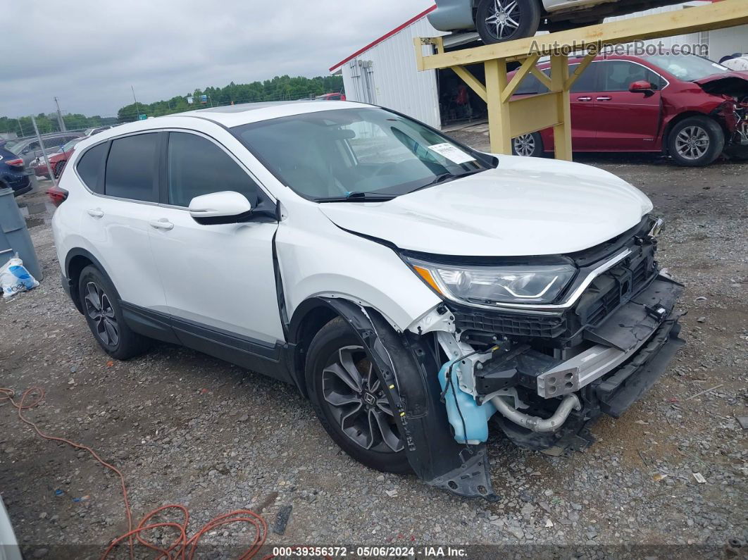 2020 Honda Cr-v 2wd Ex White vin: 7FARW1H51LE028525