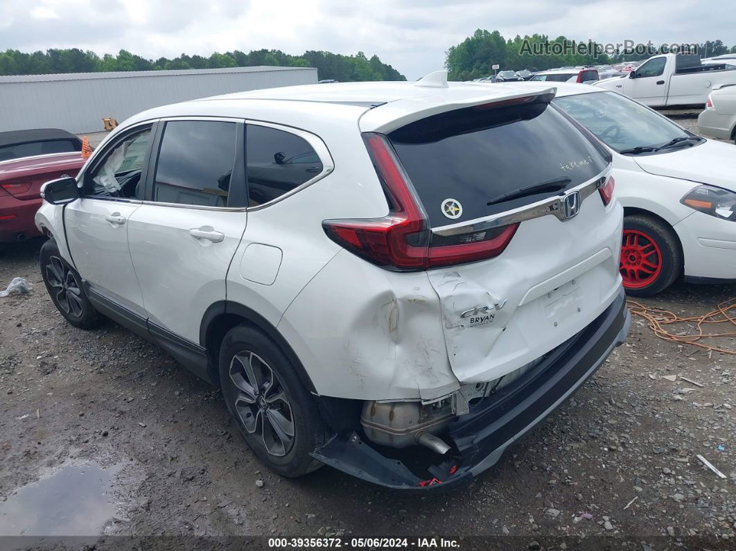 2020 Honda Cr-v 2wd Ex White vin: 7FARW1H51LE028525