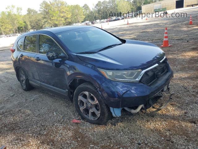 2017 Honda Cr-v Ex Blue vin: 7FARW1H52HE007268